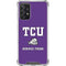 Texas Christian University Mascot Galaxy A72 5G Clear Case